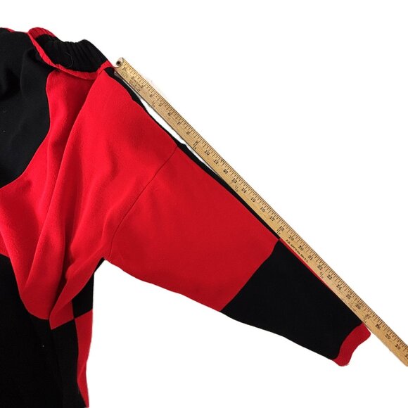 Fitting Image Red Black Sweater 80’s Vintage Size 22/24 - Picture 8 of 10